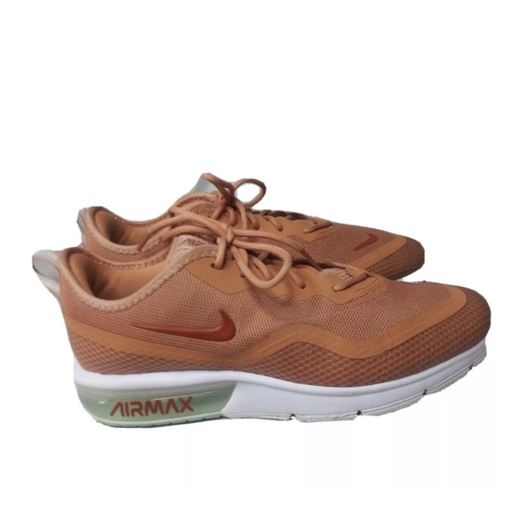 NIKE Air Max Sequent 4.5 Rose Gold Dusty Peach BQ8824 600 Womens Size 9.5 - Picture 4 of 8